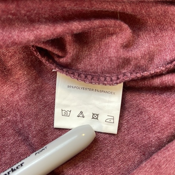 Locryz Women's Raglan Long Sleeve T-Shirt Loose Blouse Henley V Neck X29-38 - Picture 4 of 6